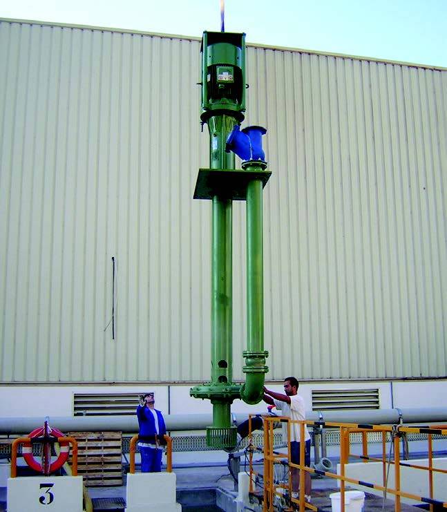 Vertical Slurry Pump in testing phase